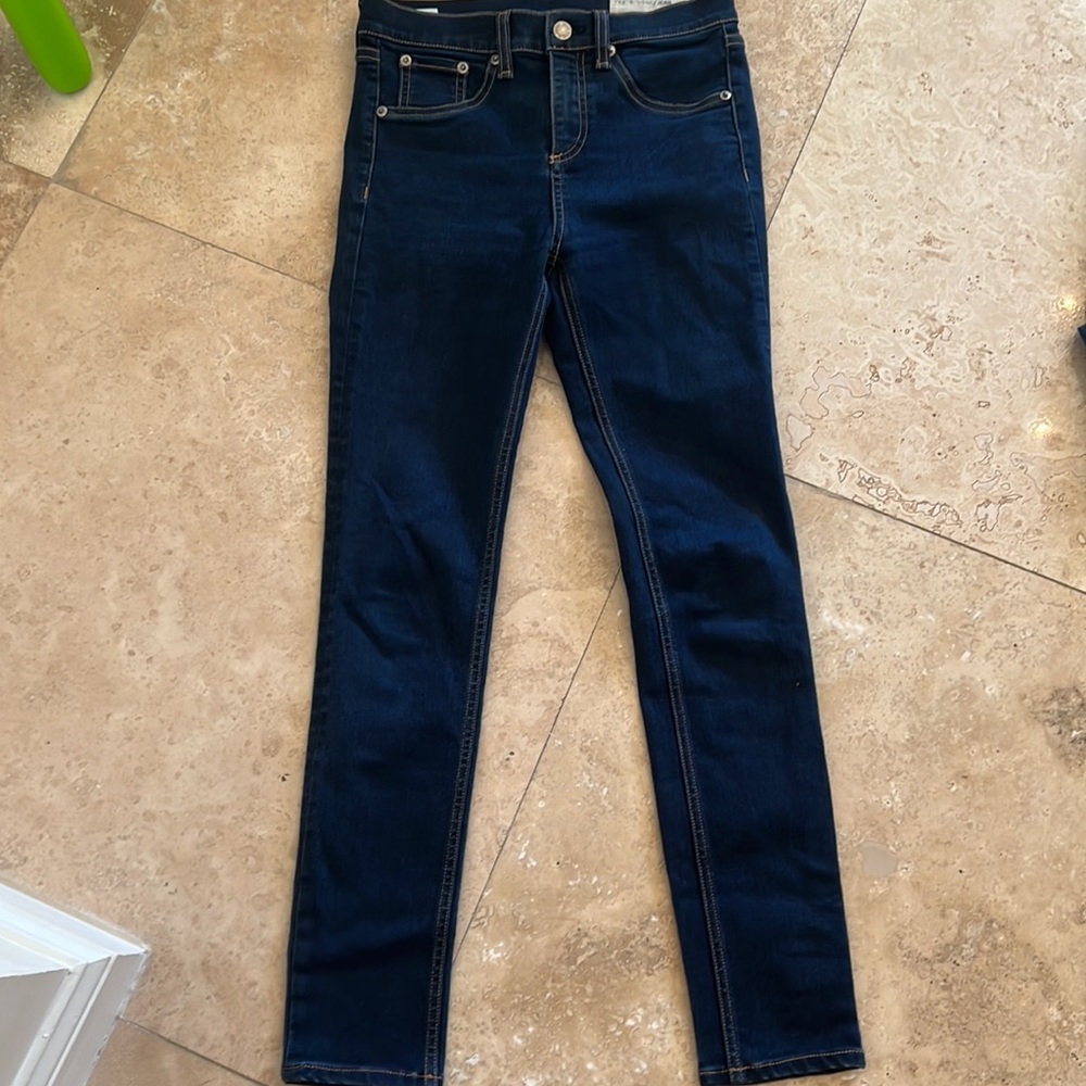 Rag & Bone 10 Inch High Rise Skinny Jeans Size 26 - Picture 2 of 8